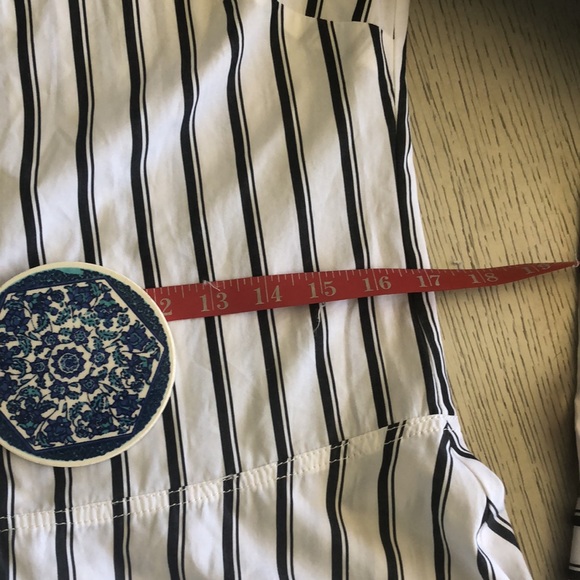 Derek Lam Long-Sleeve Striped Cotton Shirt Dress Size 6 - Picture 11 of 12